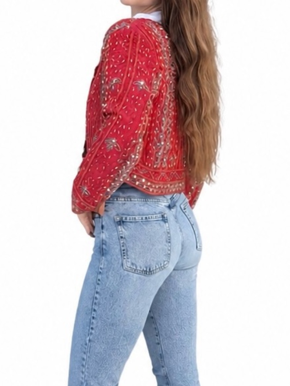 REVOLVE Festive/Festival Cropped Jacket
